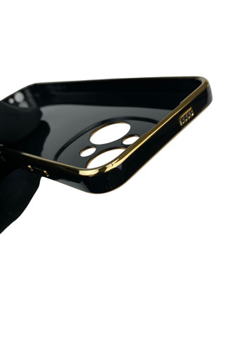 Чехол для Spark Go 2025 KL4 с защитой камеры с золотой окантовкой на техно спарк го 2025 черный gs1 Tecno (366235316)