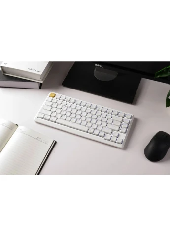 Клавиатура механическая J1 82Key, K pro Red, WL/BT/USB-A, QMK, Hot-swap, EN/UKR, RGB, белый Keychron (393455652)