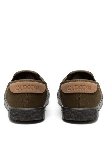 Хаки слипоны унисекс original хаки хлопок Oldcom
