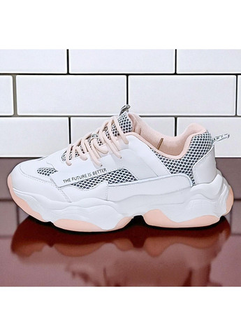 Білі осінні демісезонні ортопедичні кросівки для дівчинки підлітка Biki