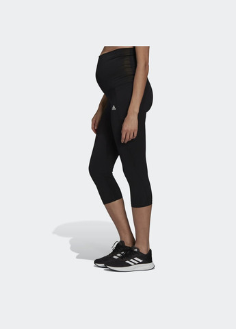 Черные демисезонные леггинсы для беременных adidas