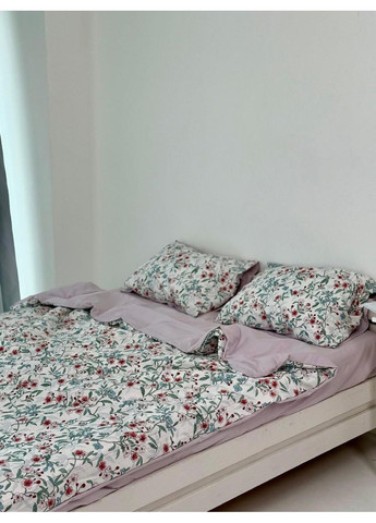 Постільна білизна з резинкою Алегія, сатин Двухспальний розмір, наволочки 70/70 No Brand (364220529)