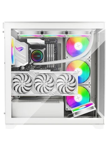 Корпус XILENT GLEAM ARGB X818.W.ARGB, без БП ATX WHITE XILENCE (315799219)