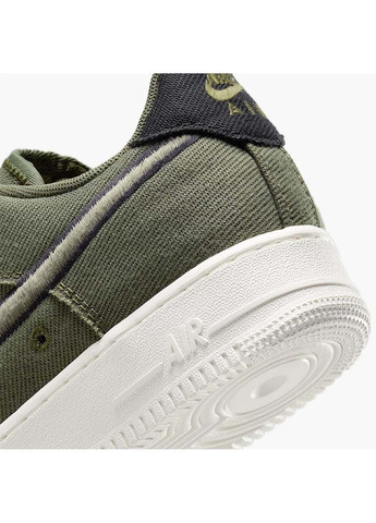 Зелені Осінні чоловічі кросівки air force 1 low canvas зелений Nike