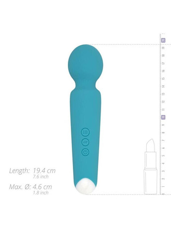 Вібромасажер Cala Azul – Maria Wand Vibrator, 10 режимів, регулювання інтенсивності No Brand (366878512)