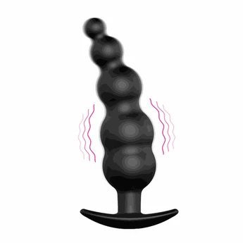 Анальна пробка Special Anal Stimulation Vibrating Butt Plug Black Pretty Love (383071293)