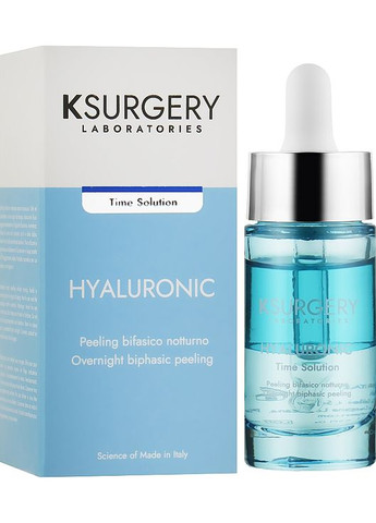 Нічний двофазний пілінг Hyaluronic Time Solution Overnight Biphasic Peeling 15ml (1004306-25778) K-surgery (368869570)