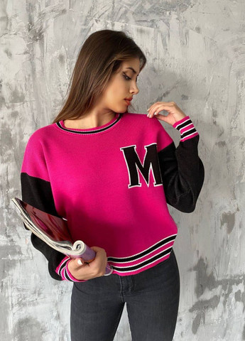 Малиновый демисезонный стильный женский свитер джемпер Україна