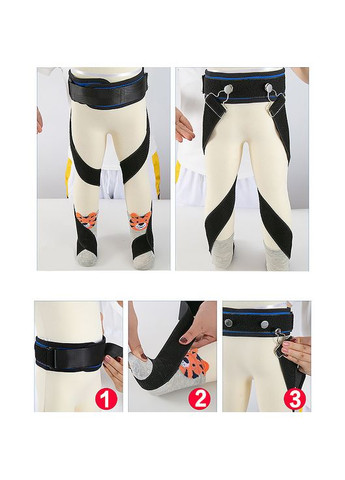 Дитячий коригувальний пояс 1985 M для корекції постави під час ходьби для дітей 5 шт. Lesko (352012941)