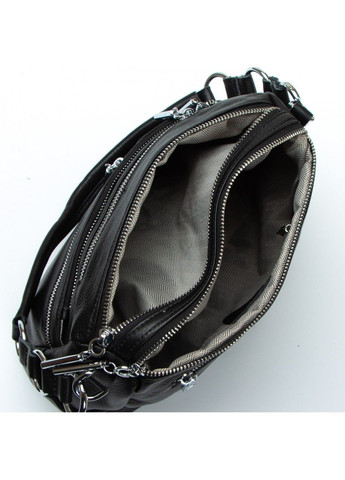 Женская кожаная сумка 8930-9 black Alex Rai (282557288)