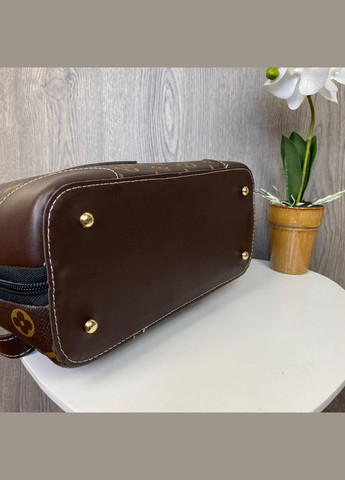 Жіночий рюкзак-сумка трансформер 2 в 1 формат А4 коричневий (sku_1047) No Brand (330576283)