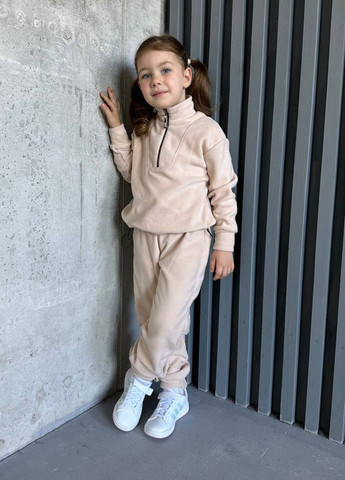 Молочный демисезонный крутые термо костюмы для самых маленьких и стильных брючный Tik-Tak