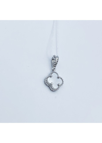 Кулон срібний з перламутром "Конюшина" 1,2 г No Brand (369736972)