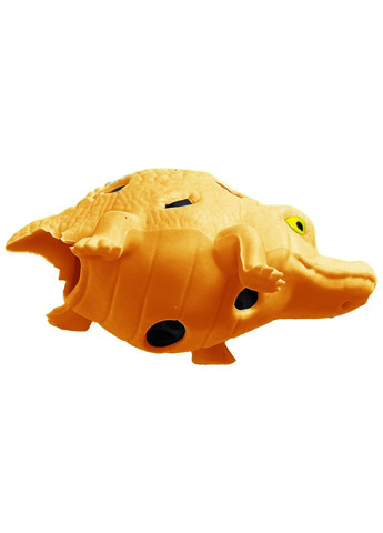 Игрушка-антистресс-квиши для сжатия жвачка-тянучка Крокодил Оранжевый 11 см No Brand (365722019)