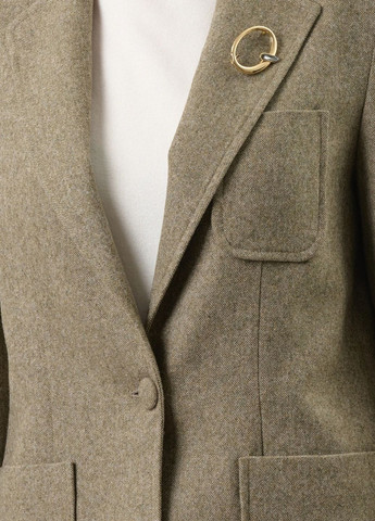 Хаки женский жакет Kocca - демисезонный