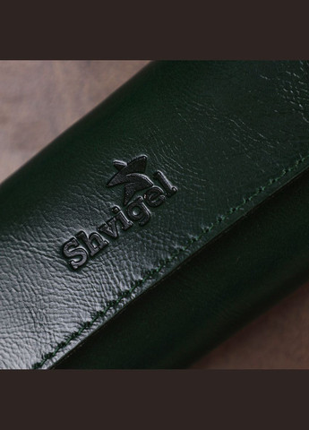 Современная кожаная ключница 16531 Зеленый Shvigel (298920690)