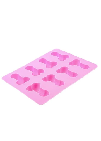 Силіконова форма для льоду фігурна піниси Pink Cumenss (396705514)