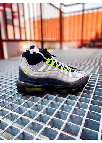 КРОСІВКИ ЖІНОЧІ NIKE AIR MAX 95 SNEAKERBOOT GREEDY EDITION GRAY НАЙК АІР МАКС 95 No Brand сірі зими (369388279)