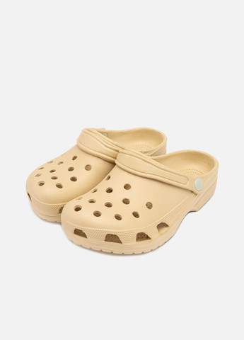 Женские кроксы цвет бежевый ЦБ-00263880 Stilli (308790617)