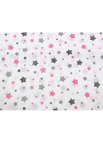 Пеленка ситец Звезды розовые 95x110 (28372) Руно (344449749)