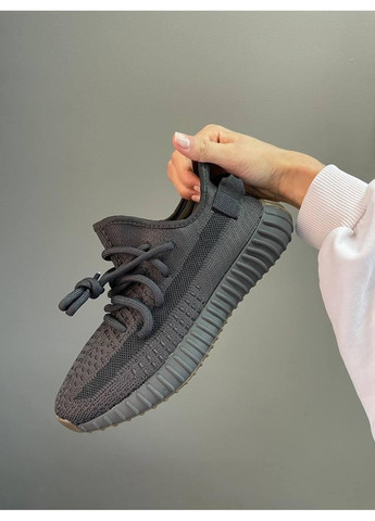 Черные демисезонные кроссовки мужские adidas yeezy boost 350 black cinder адидас изи буст No Brand