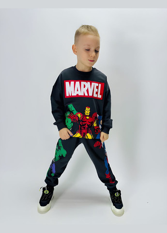 Спортивный костюм двунитка Марвел Marvel TR2403241 Disney світшот+брюки (282433325)