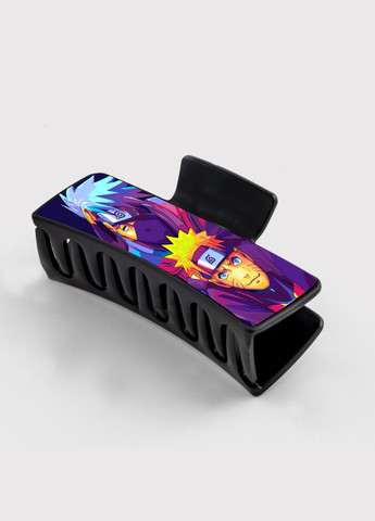 Заколка крабик для волос Аниме Наруто #0022 черный No Brand (315631394)