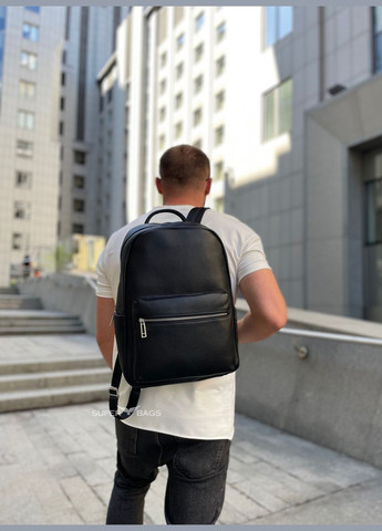 Кожаный мужской рюкзак городской для ноутбука и документов 20334 Tiding Bag (359398545)