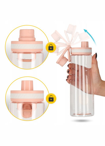Бутылка для воды спортивная 850 мл Pink () 4FIZJO P-5905973403818 (316091340)