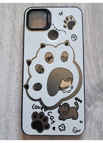 Чохол на Redmi 9С силіконові борти акриловий бампер з котячою лапкою Xiaomi (360896904)