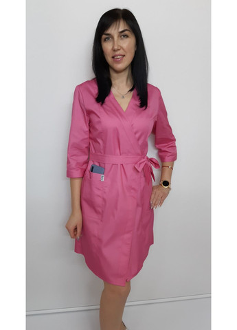 Жіночий медичний халат Бель котон три чверті рукав 54, No Brand (361359717)