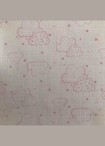 Пеленка муслиновая двухслойная Розовые тучки 100x80 см Penetka (323210914)