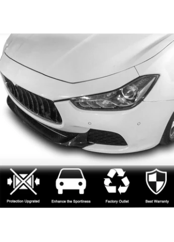 Накладка на передній бампер Lip V2 (для Base/S/S Q4 2013-2017, Карбон) для Ghibli рр Maserati (392178001)