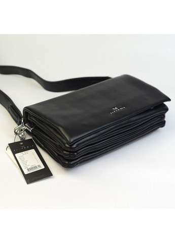 Сумка клатч женская черная маленькая модная на три отделения через плечо Alex&Mia (354182782)