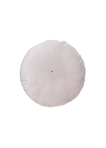 М"яка декоративна кругла подушка 38х38 см світло сіра Lidl (278075483)
