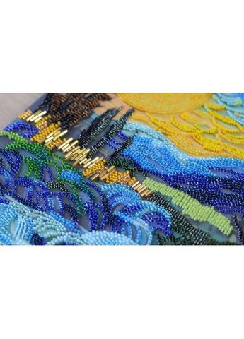 Набір для вишивання бісером "Там за водограєм" AB-908 на натуральному полотні Abris Art (305231715)