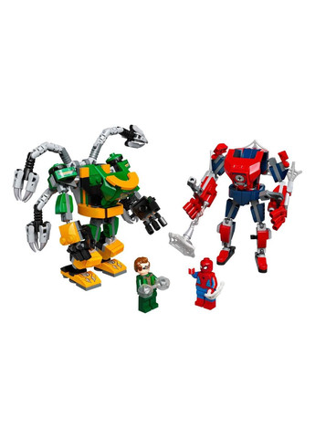 Super Heroes Битва роботов ЧеловекПаук против Доктора Осьминога 305 деталей (76198) Lego (304055124)