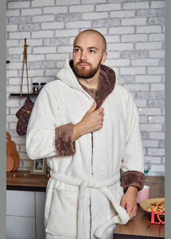 Халат махровый мужской длинный, теплый No Brand халат (299332072)