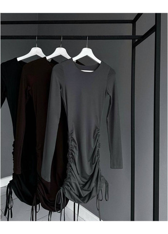 Черное праздничное платье No Brand