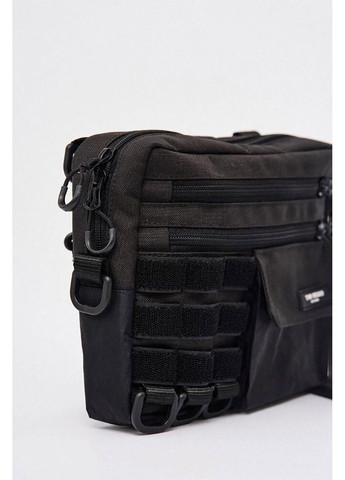 Сумка-мессенджер из кордуры Квадро черного цвета ТУР (372736316)