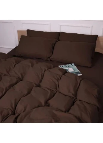 Постельное белье 003 Brown Фланель 2x143x210 (2200009648755) Mirson 003 Brown Фланель 2x143x210 Сімейний (379099535)