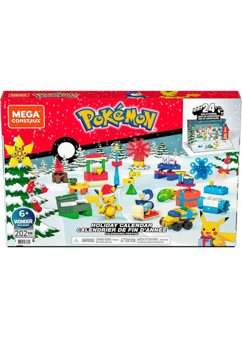 Адвент-календарь Construx Зимние приключения Покемонов (GYG99) Mega (365251461)