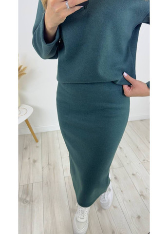 Костюм женский ангора вязкая юбка и кофта No Brand (366814715)