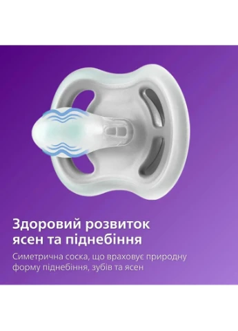 Пустушка Ultra Air, 18+ міс., дизайн нейтральний, 2 шт. Avent (398113947)