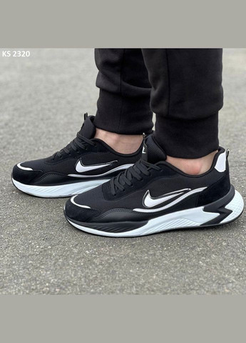 Чорні Осінні кросівки Nike Air Black White