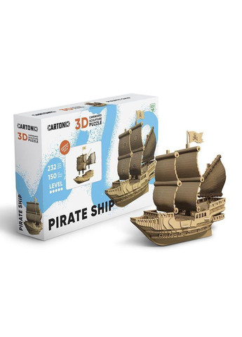 Картонний конструктор " 3D Puzzle PIRATE SHIP" Cartonic (313103068)