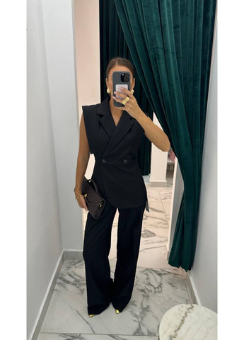 Костюм костюмка брюки прямі та жилет на запах Україна (349360104)