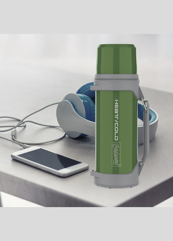 Термос питьевой из нержавеющей стали 1 л (1631-100N-GREEN) Maestro (334712767)