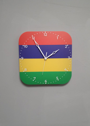 Часы настенные флаг Маврикия No Brand (321989359)