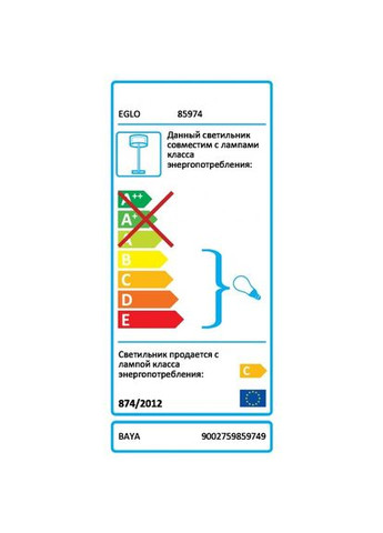 Торшер BAYA (85974) Eglo (305759010)
